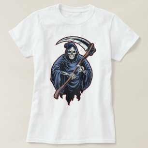 Camiseta Grim Reaper con Scythe
