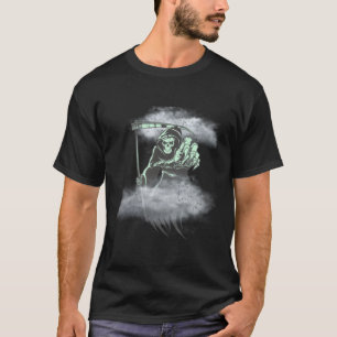 Camiseta Grim Reaper No Teme El Skeleton Y La Scy De Los Ri