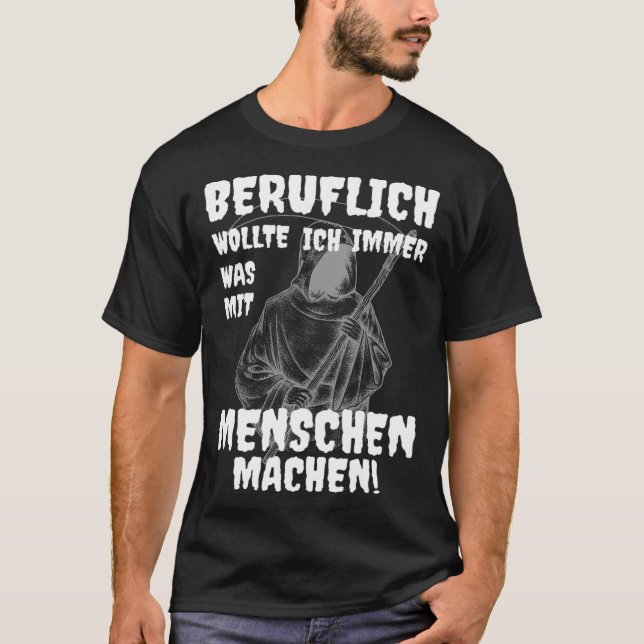 Camiseta Grim Reaper Professional Was With Menschen Black H (Anverso)