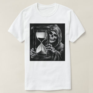 Camiseta Grim Reaper y Hourglass
