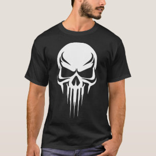 Camiseta Grim Specter Dripping Skull Graphic