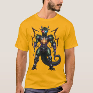 Camiseta Grim Tech Dragon: Tu Borde Cibernetico.