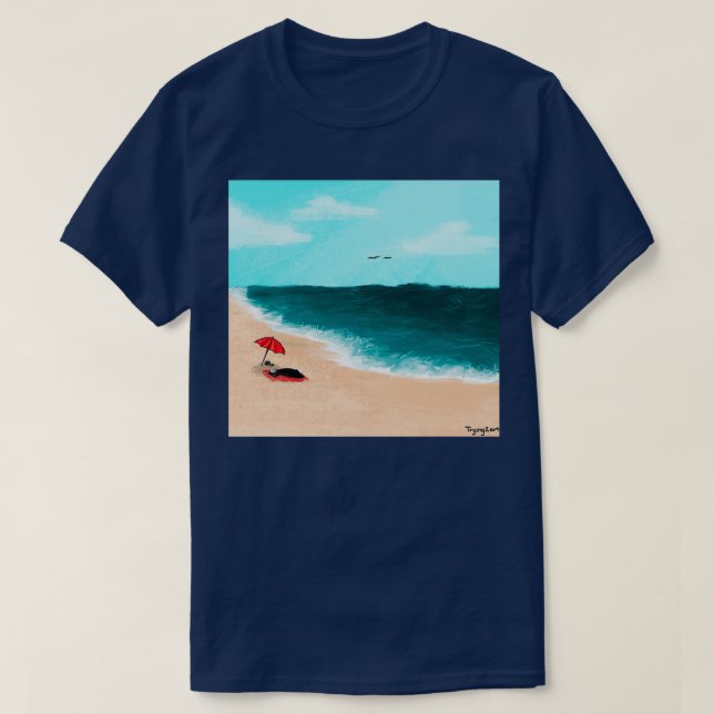Camiseta Grim Vacation (Diseño del anverso)