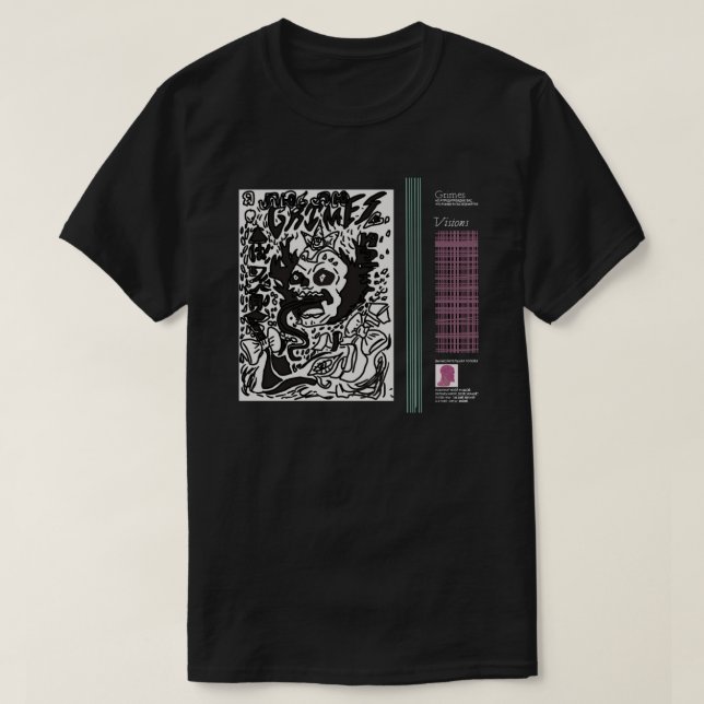 Camiseta Grimes - Visions Classic T-Shirt Copy (Diseño del anverso)