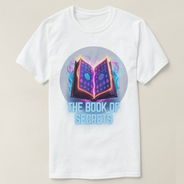 Camiseta Grimoire brillante - Desbloquea el libro de secret (Diseño del anverso)