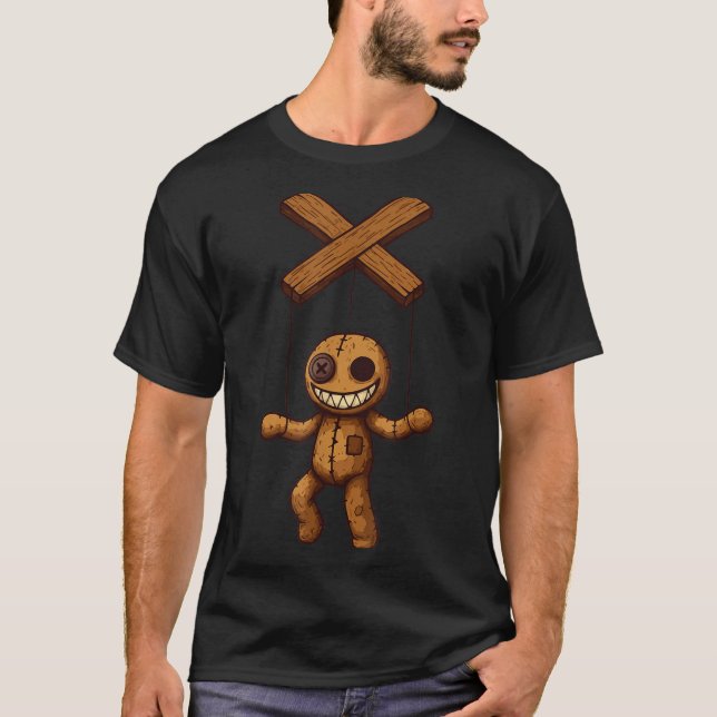 Camiseta Grimstring – Soky Playful Puppet Marionette Cartoo (Anverso)
