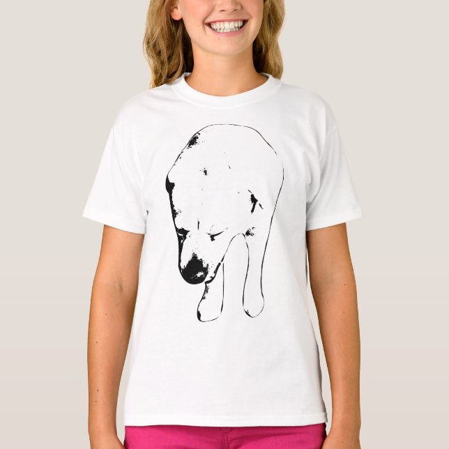 Camiseta Grin de Labrador Witty, feriado de cabeza (Anverso)