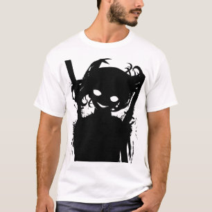 Camiseta Grin maliciosa: Creep anime con ojos brillantes
