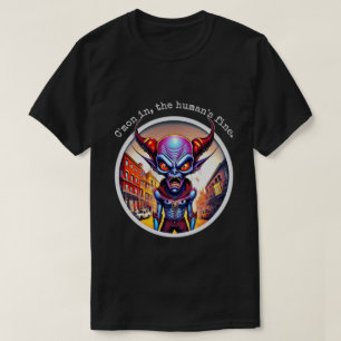 Camiseta Grin Protocol 50x50 edición demonio 001