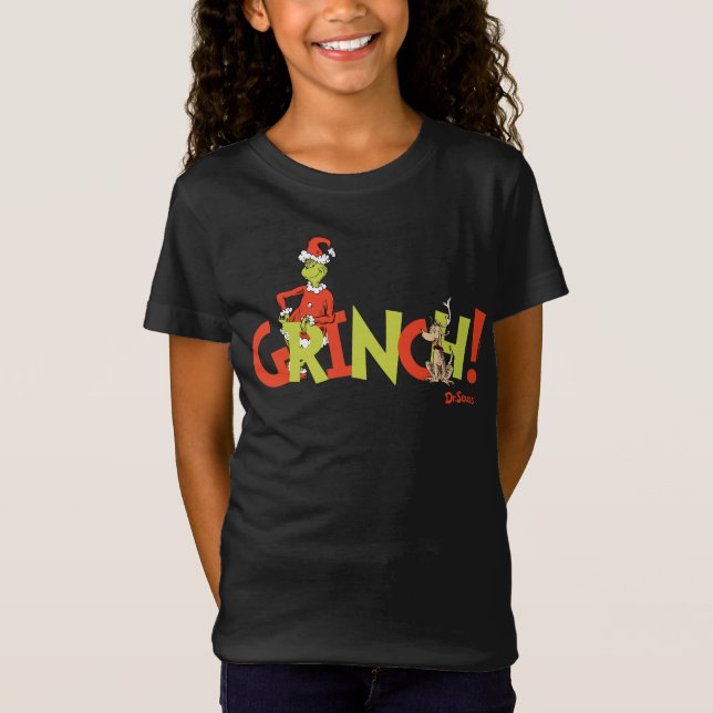 Camiseta Grinch! Character Logo Graphic (Anverso)