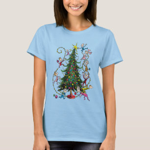 Camiseta Grinch clásico   Árbol de Navidad