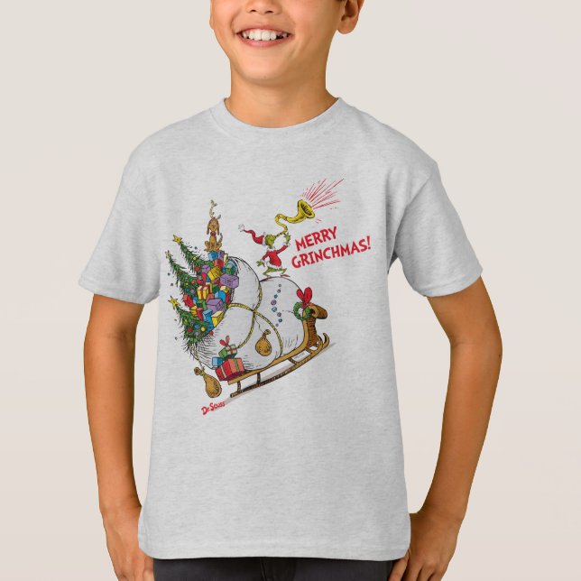 Camiseta Grinch Clásico | ¡Feliz Grinchmas! (Anverso)