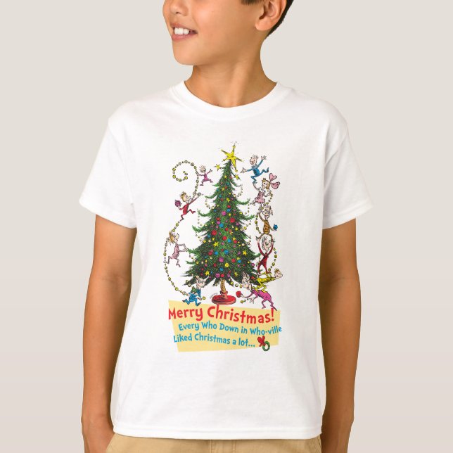 Camiseta Grinch clásico | ¡Feliz Navidad! (Anverso)