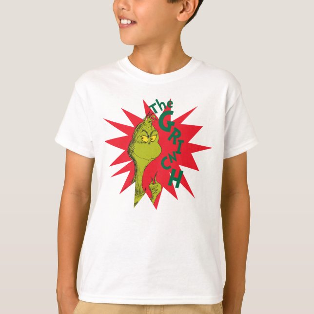 Camiseta Grinch clásico | Red Starburst (Anverso)