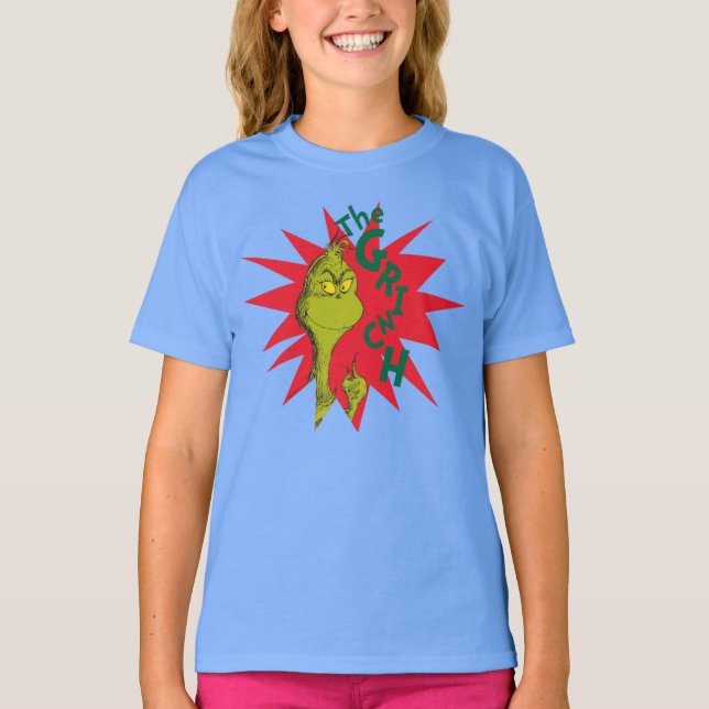 Camiseta Grinch clásico | Red Starburst (Anverso)