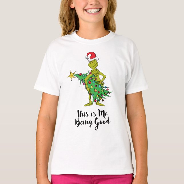 Camiseta Grinch Clásico | Travieso (Anverso)