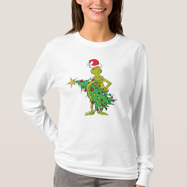 Camiseta Grinch Clásico | Travieso (Anverso)