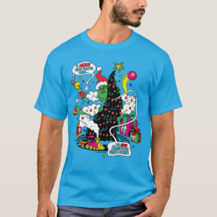Camiseta Grinch Colorful Navidades Graphic