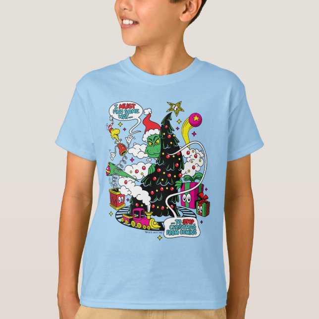 Camiseta Grinch Colorful Navidades Graphic (Anverso)