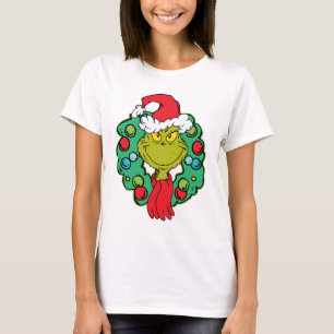 Camiseta Grinch Corona de Navidad