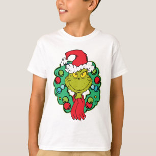 Camiseta Grinch Corona de Navidad