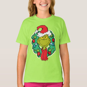 Camiseta Grinch Corona de Navidad