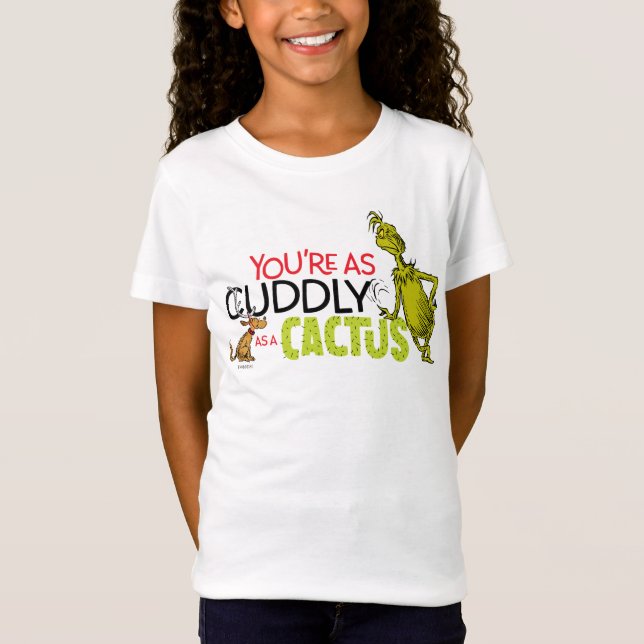 Camiseta Grinch | Eres tan Acogedor como un Cactus Cita (Anverso)