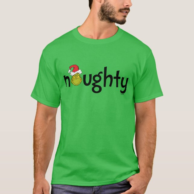 Camiseta Grinch es travieso (Anverso)