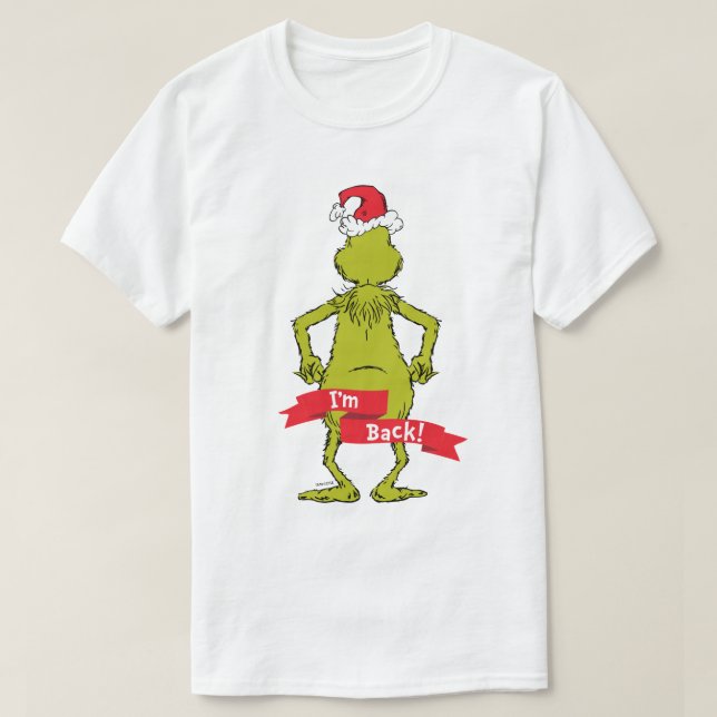 Camiseta Grinch | Estoy de vuelta (Diseño del anverso)