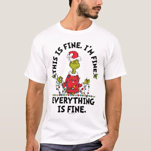 Camiseta Grinch | Everything is Fine (Anverso)