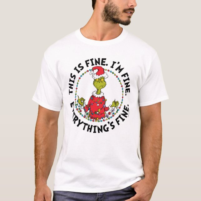 Camiseta Grinch | Everything's Fine (Anverso)