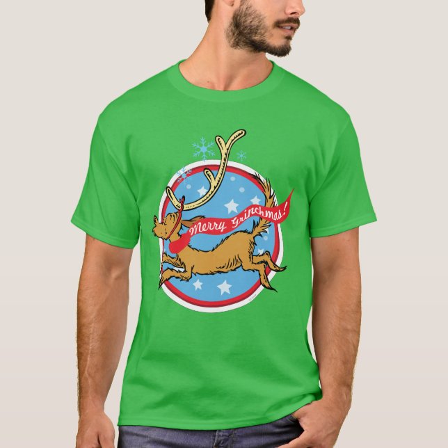 Camiseta Grinch | ¡Feliz Grinchmas, Max! (Anverso)