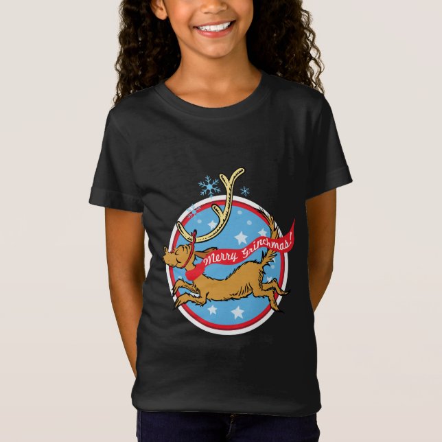 Camiseta Grinch | ¡Feliz Grinchmas, Max! (Anverso)