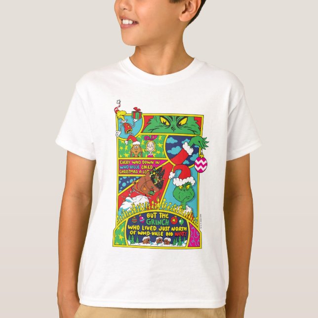 Camiseta Grinch | Gráfico Cómic (Anverso)
