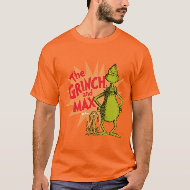 Camiseta Grinch | Grinch & Max Starburst (Anverso)