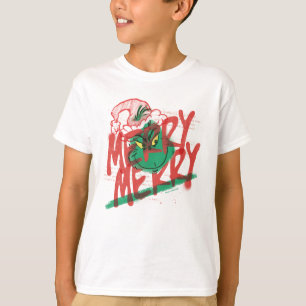 Camiseta Grinch   Grunge Gráfico Alegre Alegre