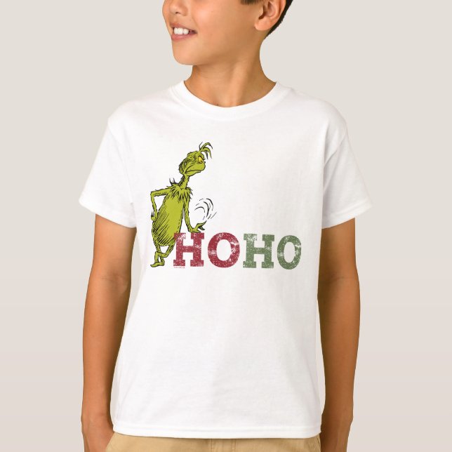 Camiseta Grinch | Ho Ho Ho Ho (Anverso)
