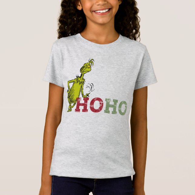 Camiseta Grinch | Ho Ho Ho Ho (Anverso)