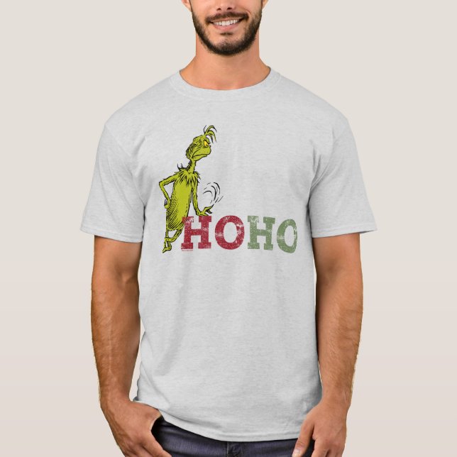 Camiseta Grinch | Ho Ho Ho Ho (Anverso)