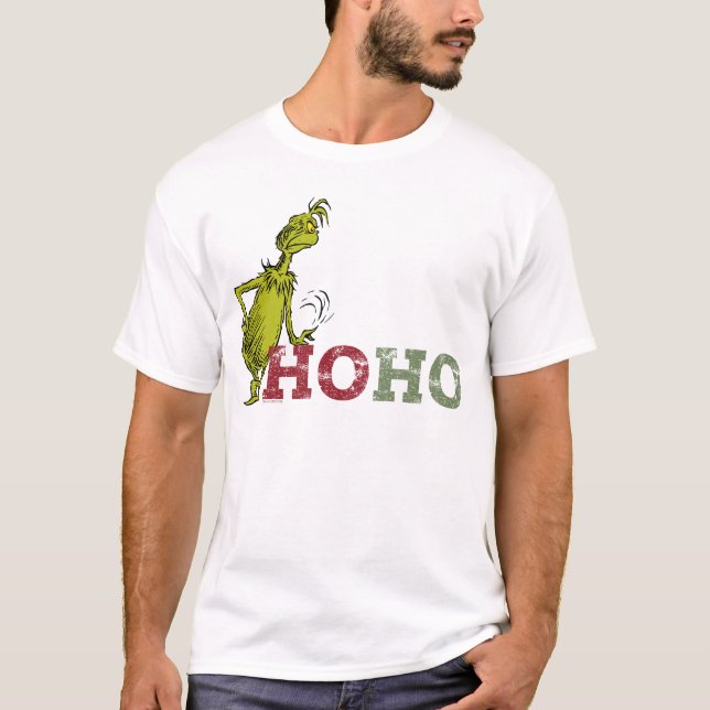 Camiseta Grinch | Ho Ho Ho Ho (Anverso)