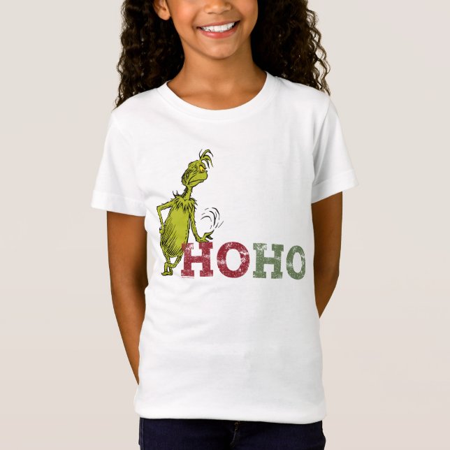 Camiseta Grinch | Ho Ho Ho Ho (Anverso)