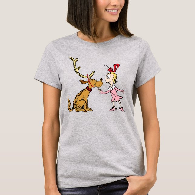 Camiseta Grinch | Max & Cindy Lou Who (Anverso)