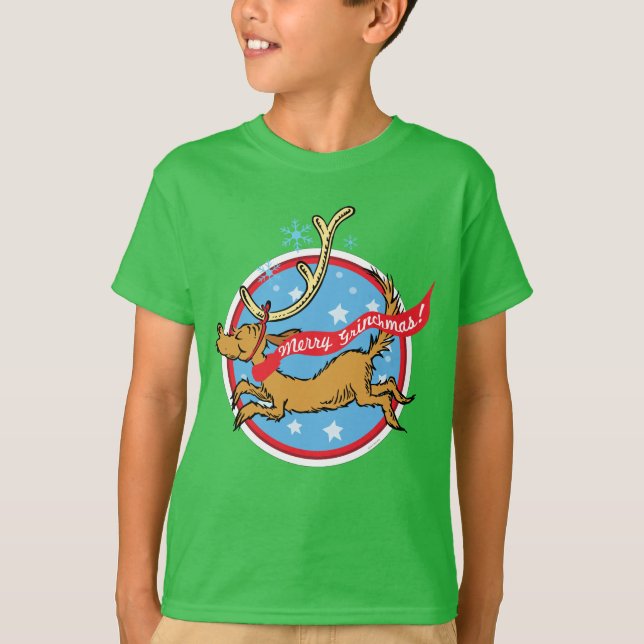 Camiseta Grinch | Max Feliz Grinchmas! (Anverso)