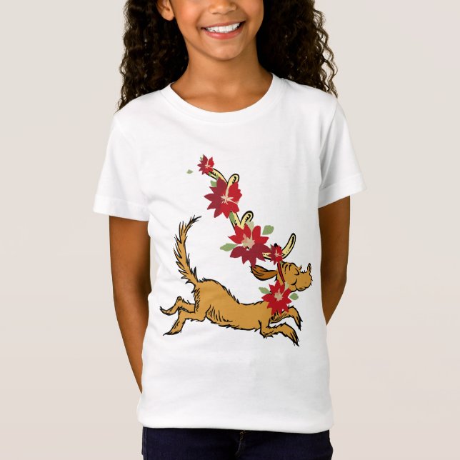 Camiseta Grinch | Max Flor de Nochebuena de Navidad (Anverso)