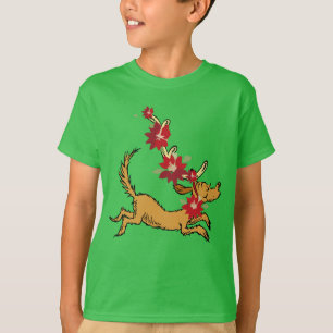 Camiseta Grinch   Max Flor de Nochebuena de Navidad