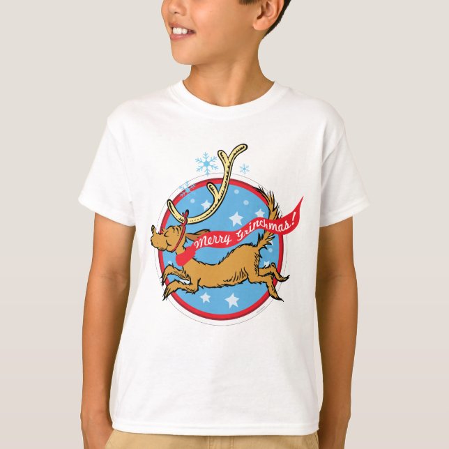 Camiseta Grinch | Máx. Merry Grinchmas! (Anverso)