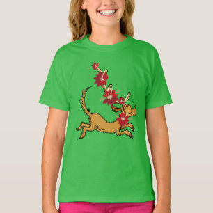 Camiseta Grinch Máx Navidades Pointsettia