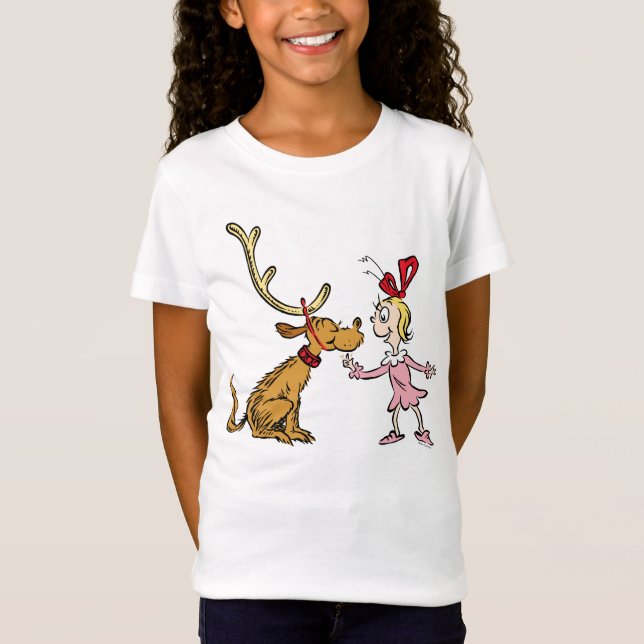 Camiseta Grinch | Max y Cindy Lou Who (Anverso)
