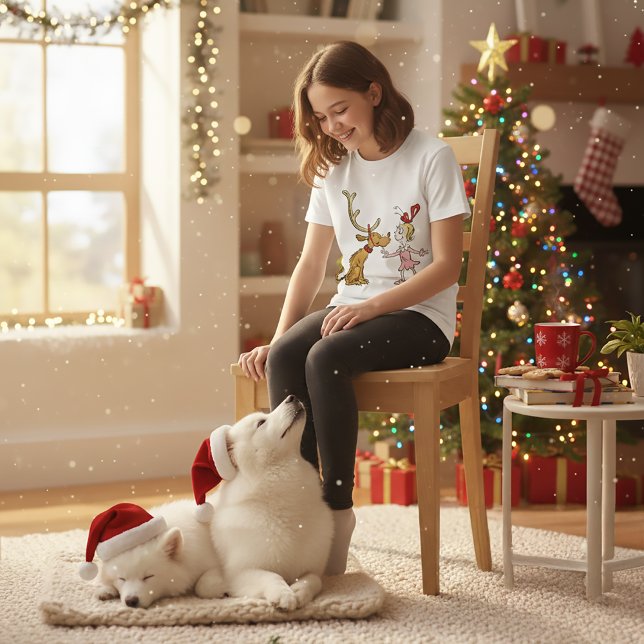 Camiseta Grinch | Max y Cindy Lou Who (Subido por el creador)
