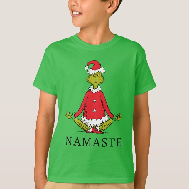 Camiseta Grinch | Namasté Claus (Anverso)